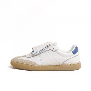 BLOCCO5 Вопросительный знак Немецкие армейские кеды Тематические низкие скейтборд кроссовки женские Бело-голубые, цвет White Blue