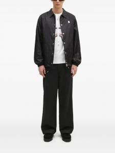 Куртка-рубашка с логотипом BATHING APE A Bathing Ape, черный