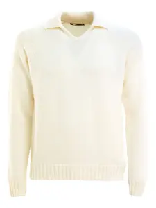 Свитер с V-образным вырезом Zanone, нейтральный