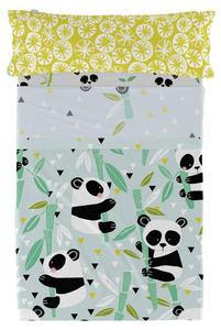 Простыня Happy Friday Panda garden blue (2er Set), синий - текстиль - 160 x 1 x 270 см