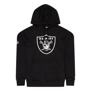 Мужская толстовка с капюшоном New Era с логотипом NFL Las Vegas Raiders, черная