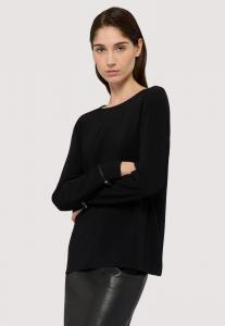 Блуза Trussardi CON SCOLLO A FIBBIE SUI POLSI, Black Milano/Black