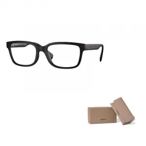 Burberry Литой квадратной формы унисекс очки, Matte Black