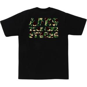 Футболка Bape Abc Camo College Ats A BATHING APE, черный