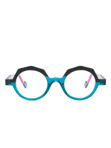 Очки с круглой оправе Anne & Valentin, синий