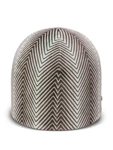 Бархатная подушка с шевронным узором (50 см x 50 см) Missoni Home, коричневый