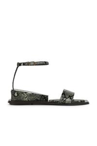 Сандалии Plinth Jeffrey Campbell, green snake