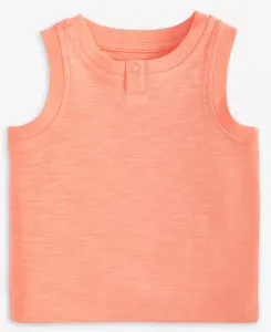 Детская майка-хенли для мальчиков First Impressions, оранжевый