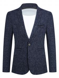 Youthup Приталенный пиджак в синем цвете