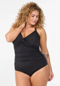 Купальник mit und raffeffekt Zizzi, Black