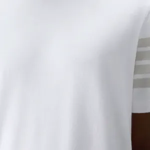 Футболка с четырьмя полосками THOM BROWNE, белый