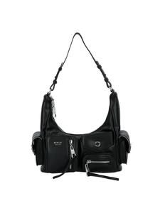 Сумка через плечо 26 см черного цвета Replay