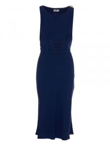 Трикотажное платье миди Elisabetta Franchi, синий