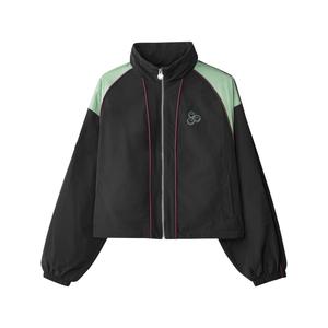 Skechers Куртка SMILEYWORLD женская угольно-черная, Carbon Black/0018