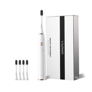 Электрические зубные щетки SOLEHE, crescent белый gift box + adapted brush head *4