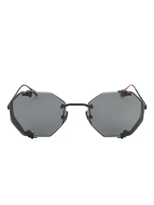 Солнцезащитные очки в круглой оправе Sever Vysen Eyewear, черный