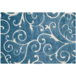 Ворсистый ковер Florida Scroll Safavieh, мультиколор, 92x153 см