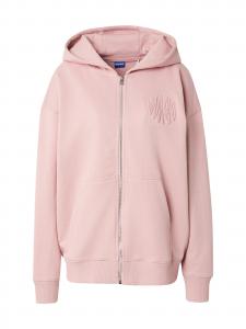 HUGO Худи на молнии 'Doa_B_3' в цвете Rose
