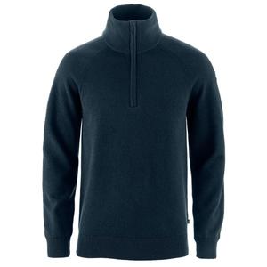 Övik lite на полумолнии - шерстяной свитер Fjällräven, синий