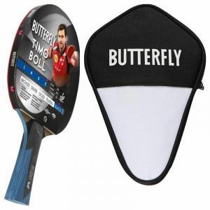 Ракетка для настольного тенниса Butterfly 1x Timo Boll Black 85031 + чехол для настольного тенниса