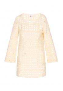 Вязаное платье IZIA Fashion Look, кремовый