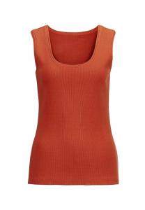 Топ без рукавов в рубчик Madeleine, цвет blutorange