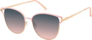 Женские круглые солнцезащитные очки Jessica Simpson J6376 RSRGD, цвет «розовое золото», один размер, Rose Rosegold