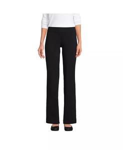 Женские брюки Starfish средней посадки прямого покроя Lands' End, черный