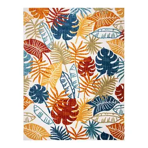 Cabana lucia rug creme/red Safavieh, мультиколор, 214x214 см, круглый