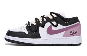 Air 1 Противоскользящие Низкие Детские Баскетбольные Кроссовки Черные Подростки Jordan