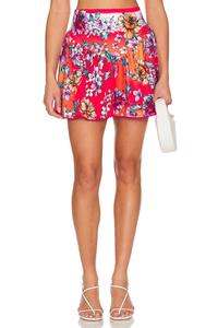 X revolve фиолетовая мини-юбка Agua Bendita, мультиколор