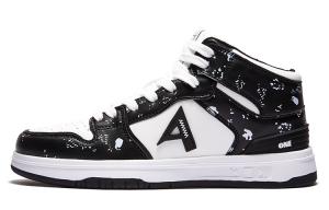 A1 Высокие скейтерские кроссовки унисекс черно-розовые, цвет Black Pink