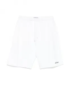 Белые шорты с завязками на поясе Mc2 Saint Barth, белый