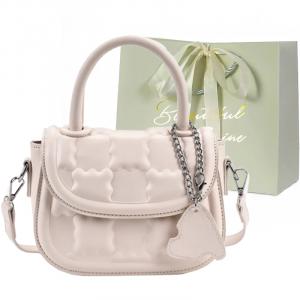 JIANGLIDA Седловая сумка через плечо, White, Color