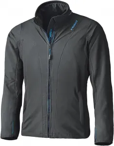 Текстильная куртка с прикрепленным к ней ветрозащитным экраном на застежке-клипсе, черная, размер M Held, black