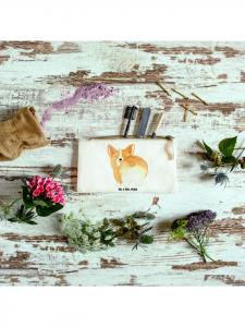 Mr. & Mrs. Panda Тканевая сумка Corgi Po без надписи, белого цвета