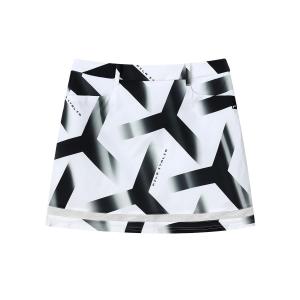 FILA Гольф серия повседневные короткие юбки women's jade white printed