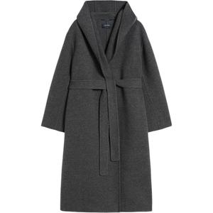 Женское пальто среднего серого цвета 'S MAX MARA, серый