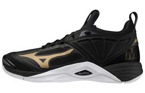 Mizuno Women's Wave Momentum 2 'Black Silver'