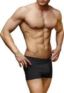 Боксеры normani 6 Herren s aus Viskose mit Geschenk Box, черный