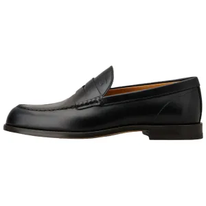 TOD'S Кожаные лоферы для мужчин черные