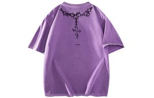 Футболка унисекс FONDLOOK, фиолетовый