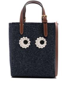 Anya Hindmarch сумка-тоут Eyes размера мини, синий