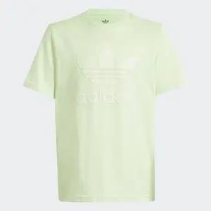 Футболка детская Adidas Originals Summer Allover Print, флуоресцентный зеленый