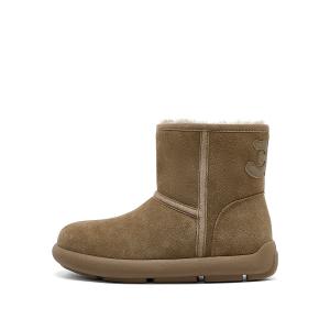 Женские теплые короткие зимние ботинки ELLE, Khaki