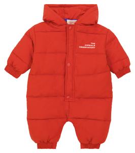 Комбинезон с подкладкой из хлопковой смеси Baby Bumblebee The Animals Observatory, Red The Animals