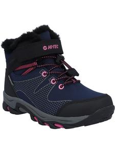 Hi-Tec Детские ботинки "Jackdaw Waterproof Jrg Insulated" синего цвета