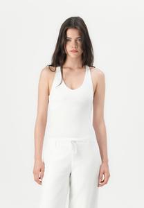 Топ Hollister Co. BARE THICK STRAP HALTER, White