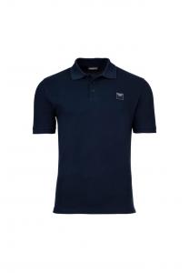 Рубашка поло - Essential Pique классический крой хлопок однотонная Emporio Armani, синий