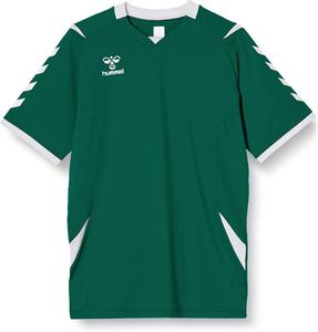 Мужская игровая футболка с коротким рукавом Hummel, белый/зеленый